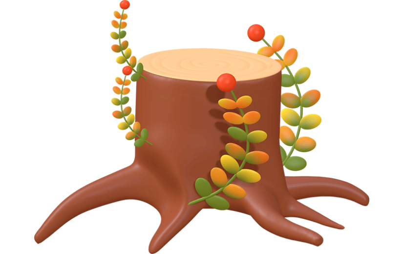 秋季3D枯木