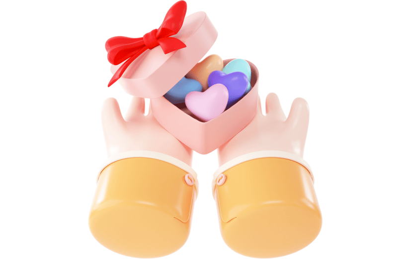 创意3d立体创意手势元素