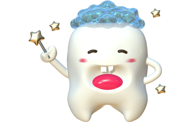 3D立体卡通牙齿