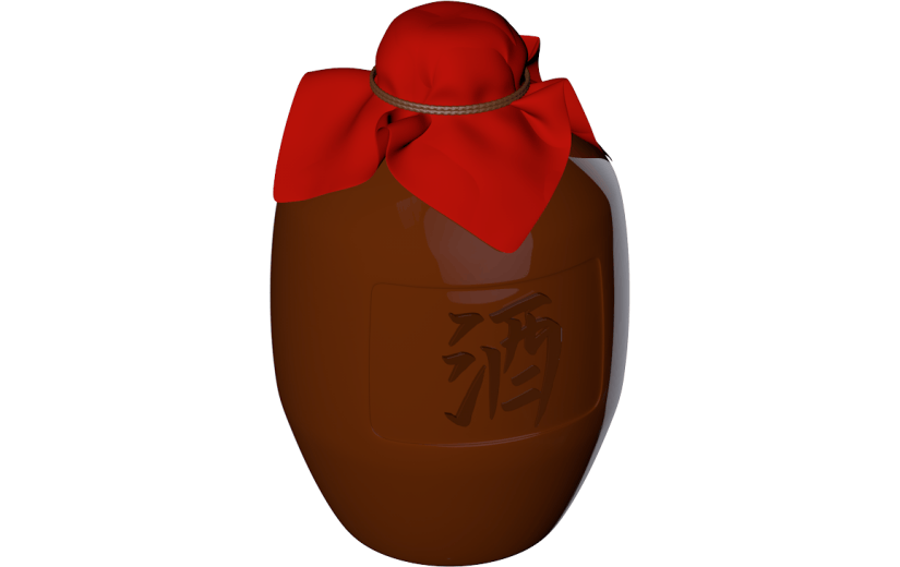 元素3D酒瓶