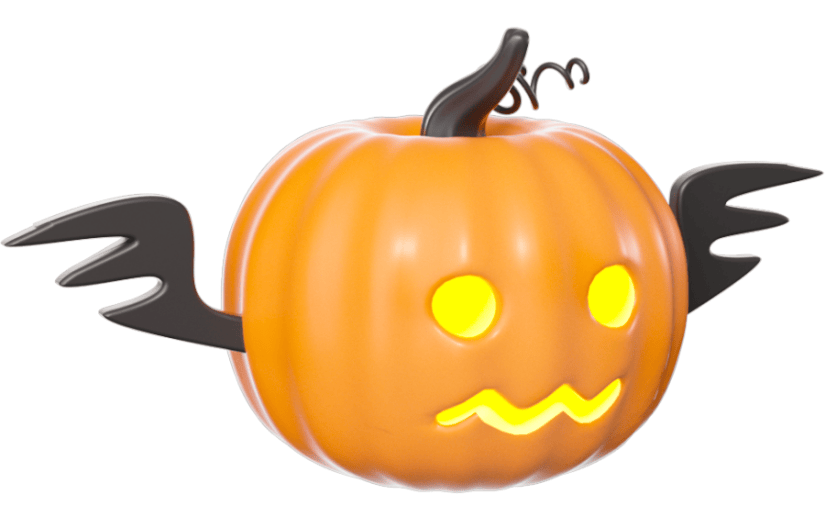 元素万圣节幽灵南瓜