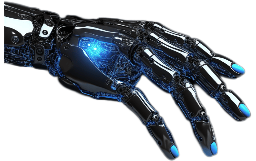 3D风格科技机械手宣传3D元素