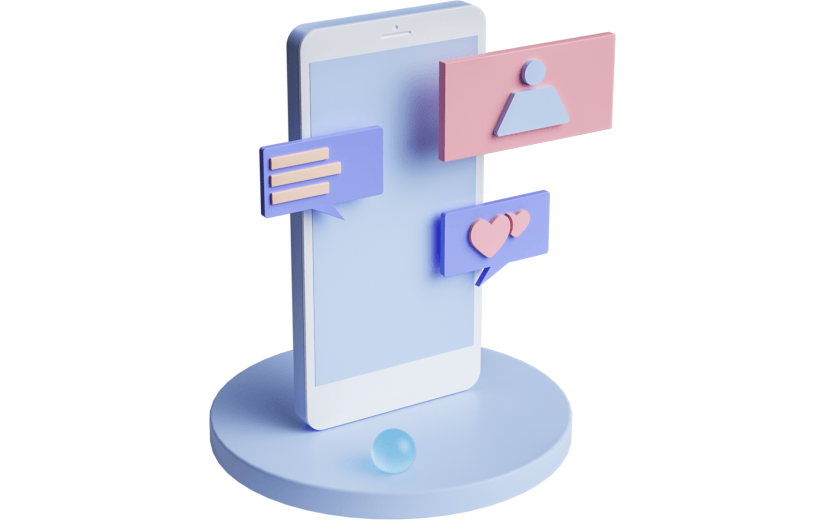 元素 C4D3D立体银行招聘元素
