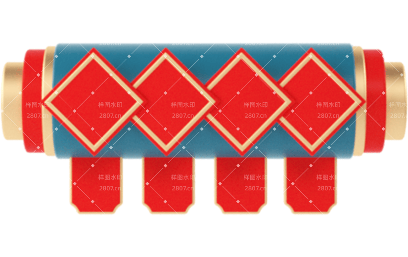 创意3d立体创意标题栏元素