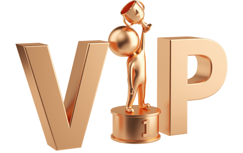 元素C4D立体金色创意VIP小人