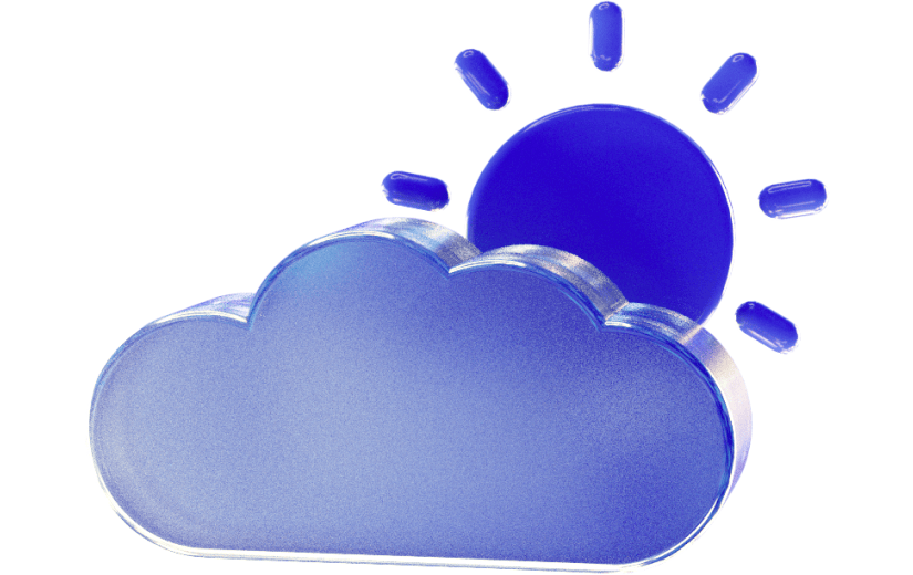 元素 3DUI界面透明天气图标