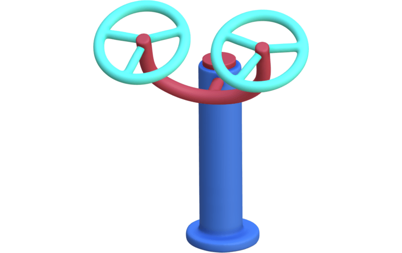 3D立体健身器材设施