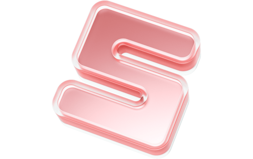 元素C4D创意粉色渐变倒计时数字5
