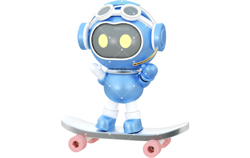 元素3D 机器人滑板