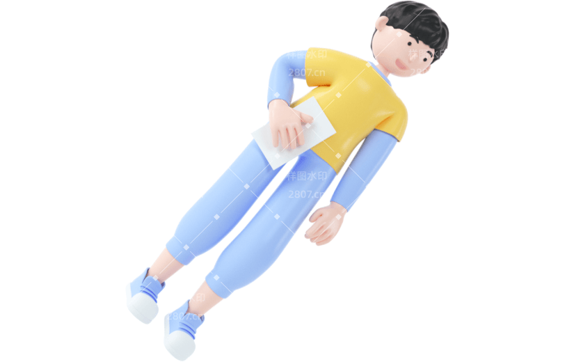 创意3d立体创意人物元素
