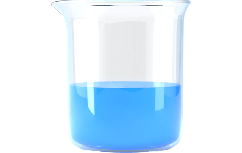3d创意化学仪器烧杯
