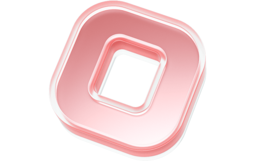 元素C4D创意粉色渐变倒计时数字0