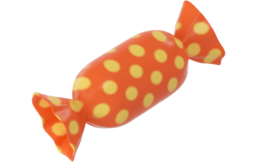 创意3d立体创意糖果元素