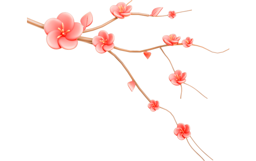 元素 C4D3D腊梅
