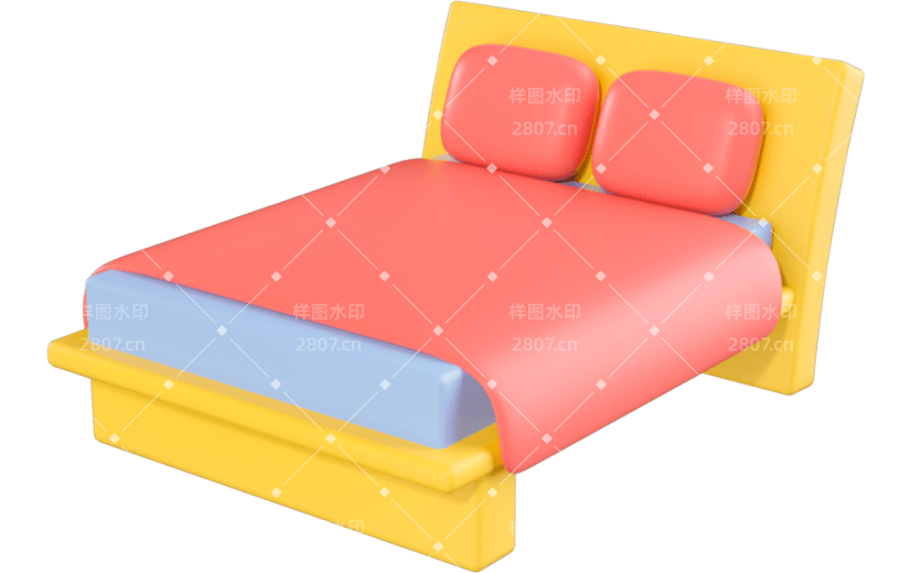 元素卡通床