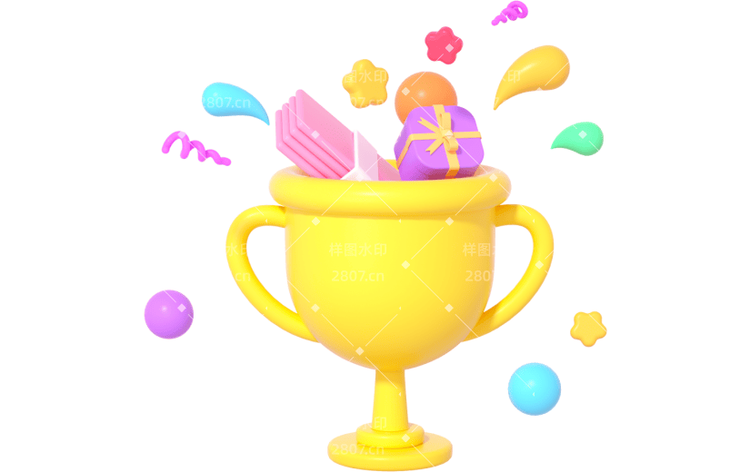 3d创意开学季教育奖杯