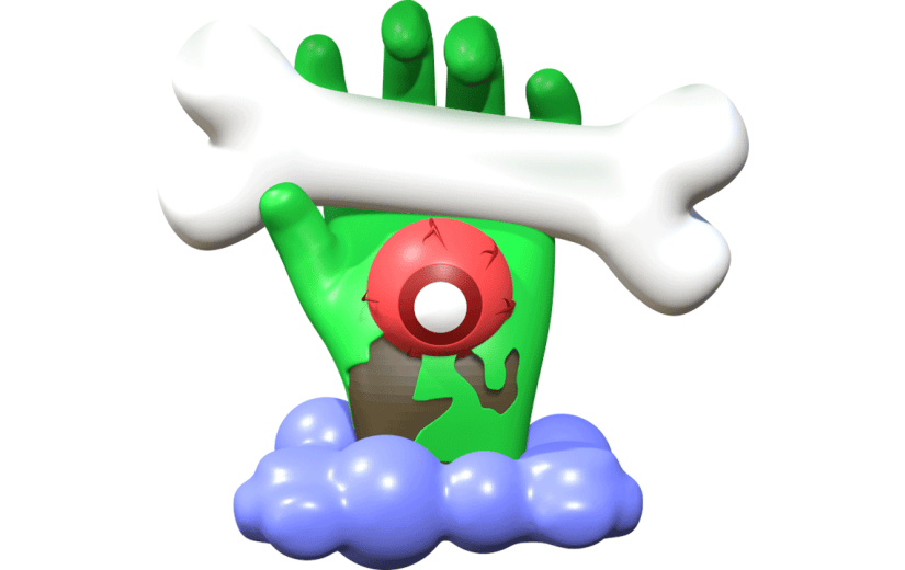 3D万圣节元素