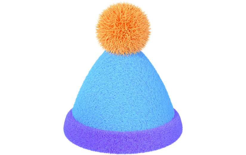 3d创意毛绒帽子