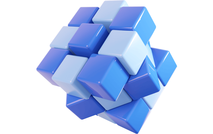 元素卡通3D魔方