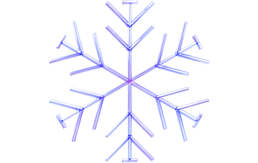 3D元素雪花