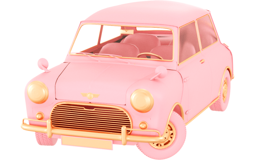元素3D 小汽车 车