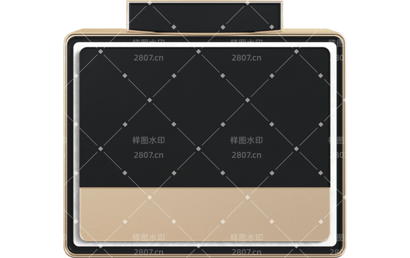 元素C4D立体黑金简约产品展示框2105242