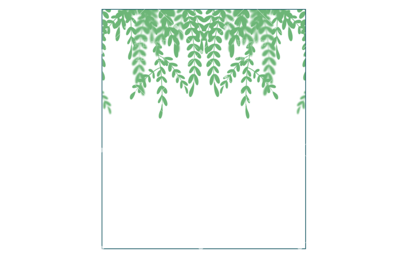 素材卡通树叶边框装饰
