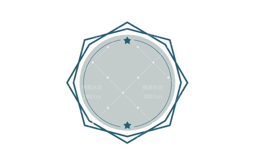 元素复古边框对话框标签