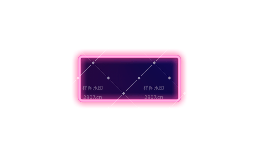 元素C4D立体紫色简约文本框
