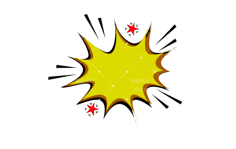 元素  波普风  标签  插画元素