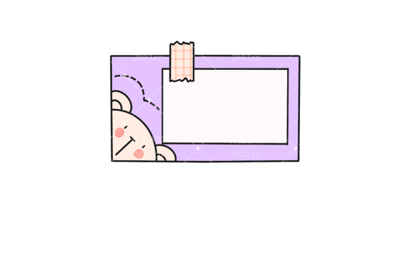 元素卡通通用装饰文字框