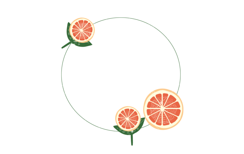 素材卡通水果边框