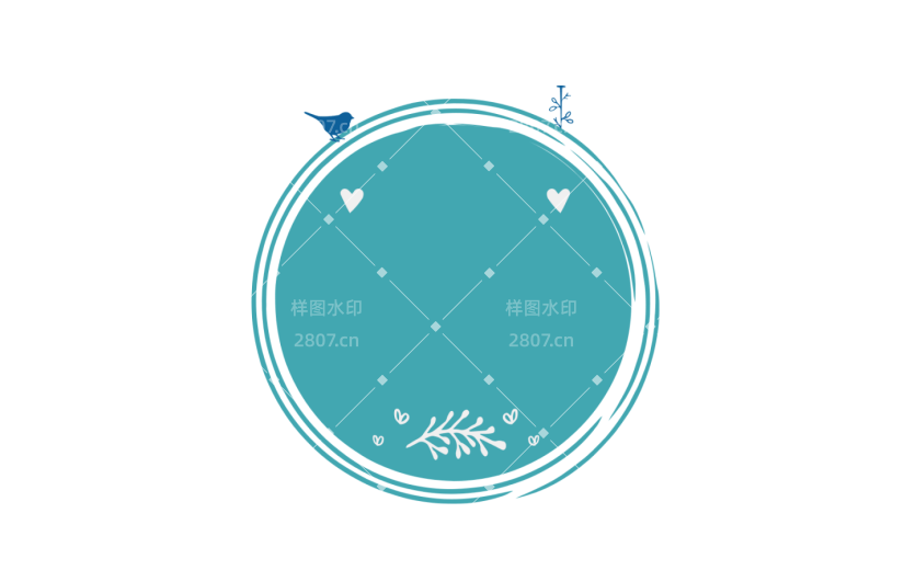 元素卡通可爱对话框