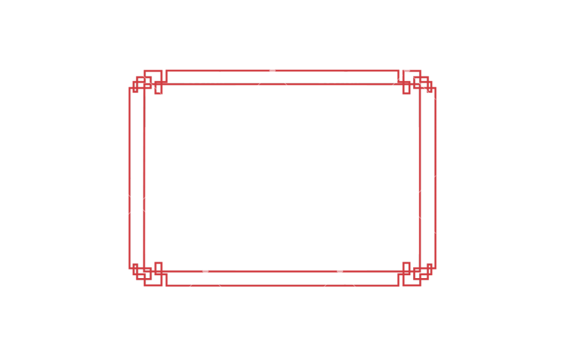 元素中式边框元素