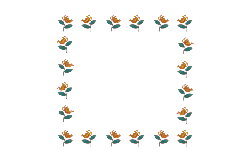 元素卡通手绘立秋边框