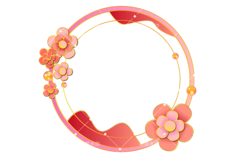 中国风国潮立体剪纸梅花