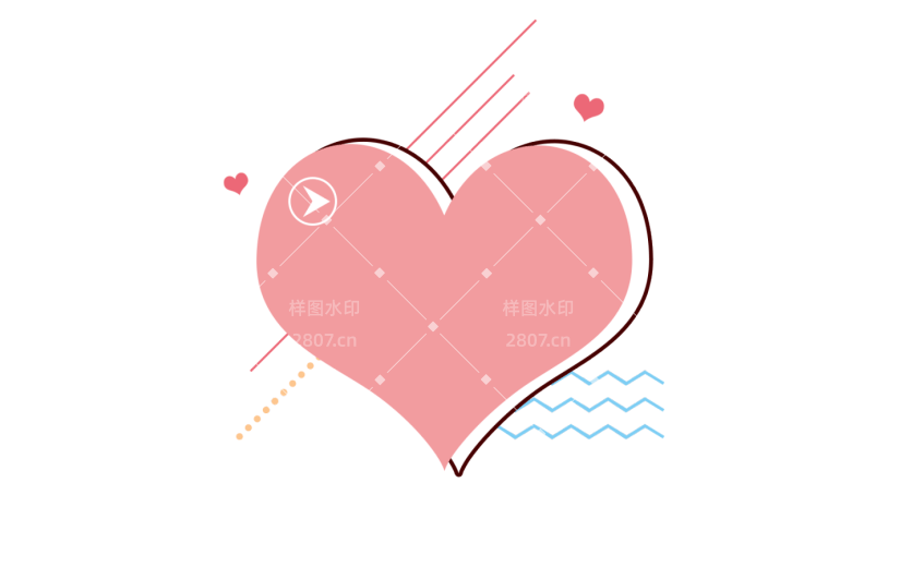 元素心形对话框