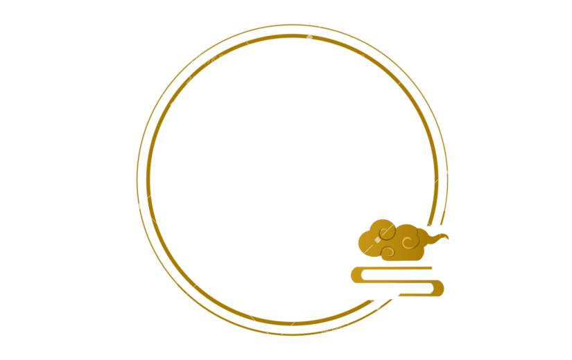 元素古风边框纹理卡其色