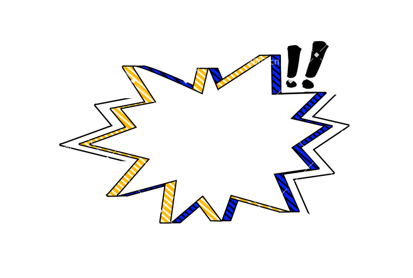 漫画风爆炸对话框