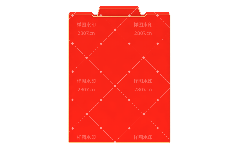 元素C4D立体红色简约产品展示框2011172
