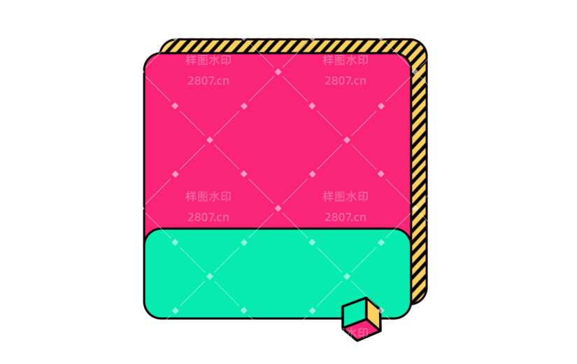 元素卡通文本边框装饰