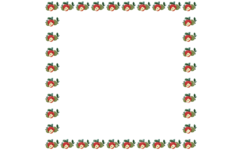 元素卡通手绘立秋边框