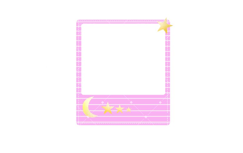 星星月亮手绘边框图片手绘相框