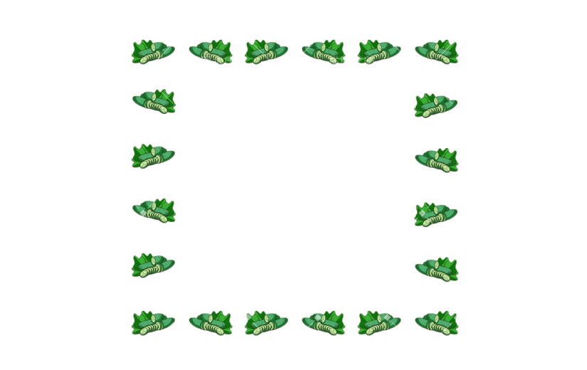 元素卡通手绘立秋边框