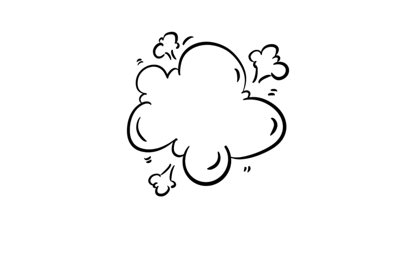 元素卡通通用文字框对话框气泡