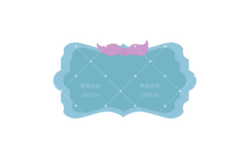 元素清新夏季边框纹理元素
