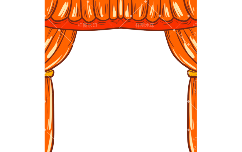元素卡通风国潮元宵节边框插画元素