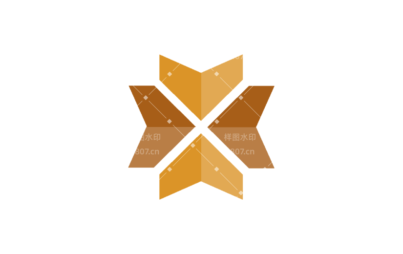 素材 棕色创意设计企业公司办公箭头辅助元素