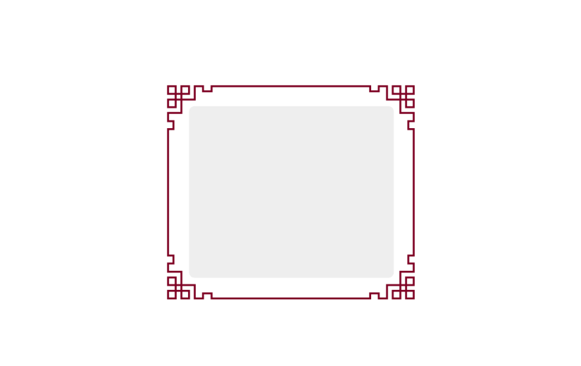 元素复古边框对话框标签