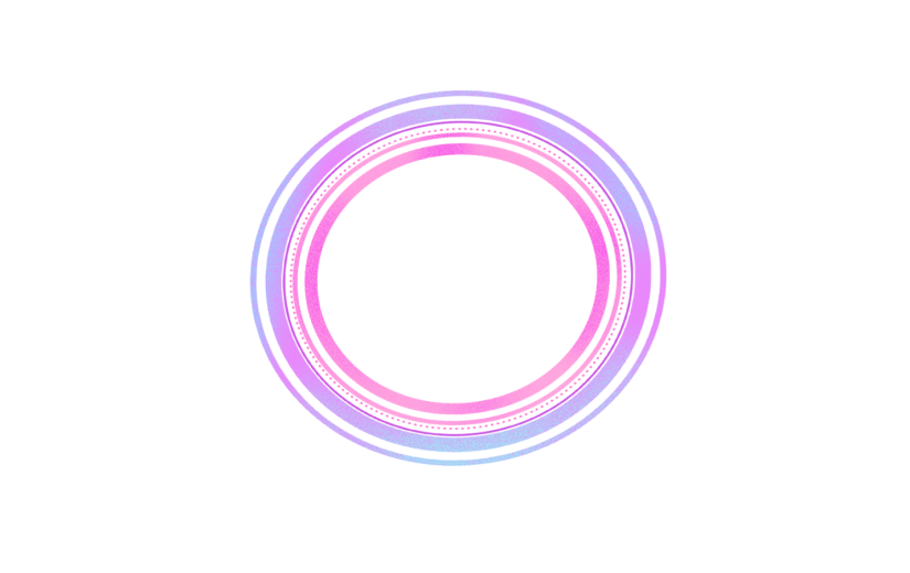 圆形线圈手绘边框图片手绘相框